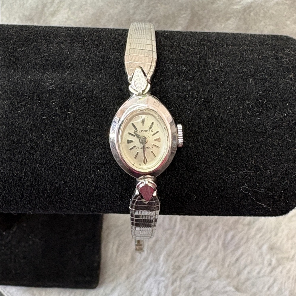 Vintage Belaforte 10k Bezel Ladies Watch